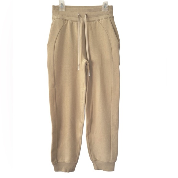 Lululemon Jogger Sweatpants Womens 2 Scuba High Rise Crop Comfy Lounge Soft - Picture 3 of 13